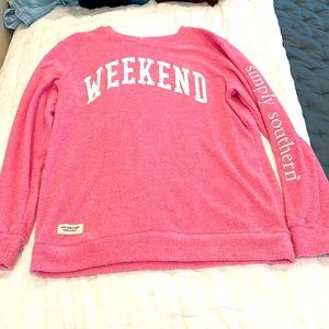 Simply Southern “weekend” sweater